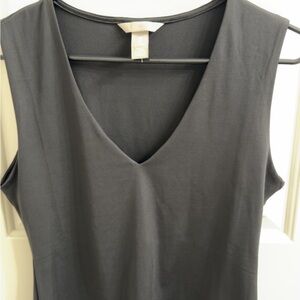 H&M Black V-Neck Tank Top